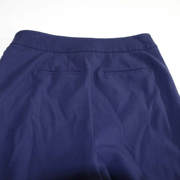 Talbots Women's Providence Flare Pants Size 4 Petite Navy Blue High Rise 4P - Picture 6 of 6